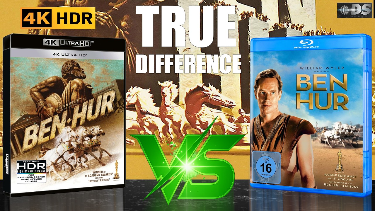 HDR vs SDR | Dolby Vision & Atmos Analysis  |  Ben-Hur 1959  4K BD REVIEW