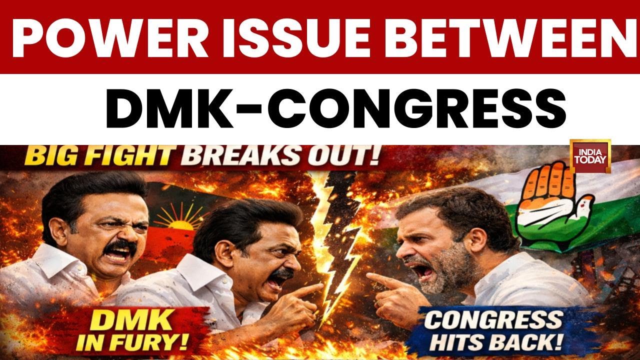DMK–Congress Talks Hit Roadblock as Power-Sharing Dispute Stalls Alliance in Tamil Nadu