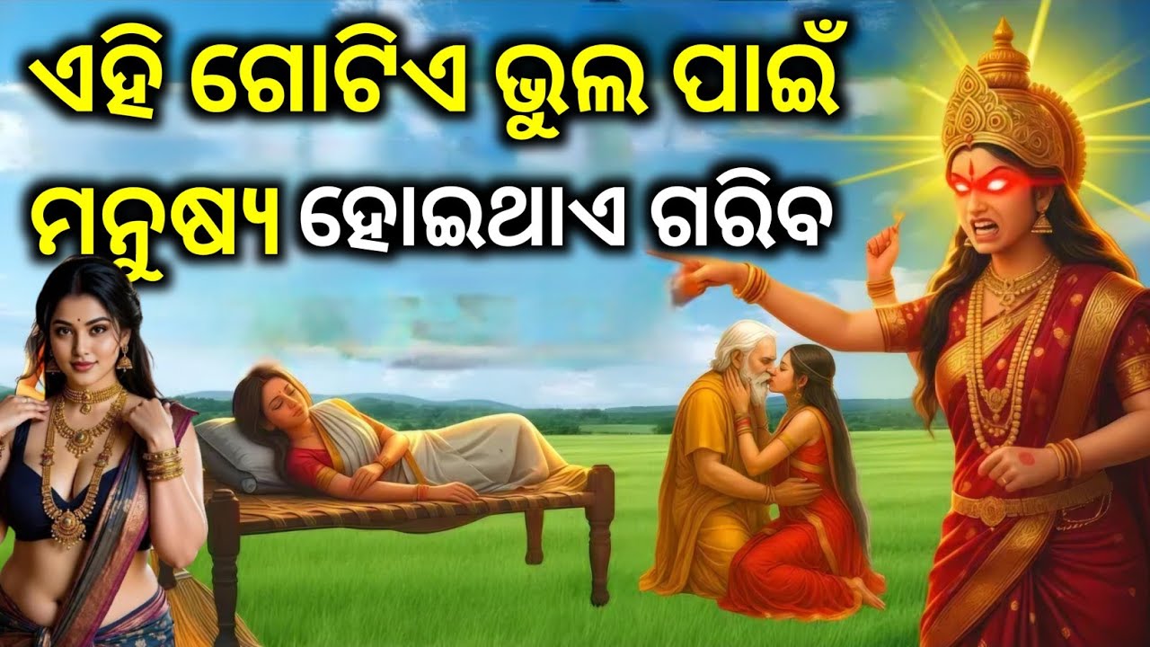 ମା ଲକ୍ଷ୍ମୀ କୁହନ୍ତି ମଣିଷର ଗୋଟିଏ ଭୁଲ ତାକୁ ଗରିବ କରେ || TRB facts #odia #mythology #odiastory