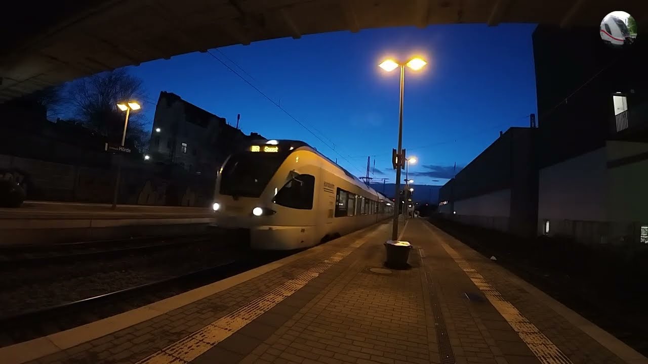 Erstes abendliches Trainspotting im Jahre 2026