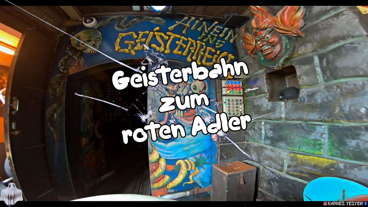 Wiener Prater Geisterbahn zum roten Adler &Ouml;sterreich 2020 Freizeitpark Kirmes Tester