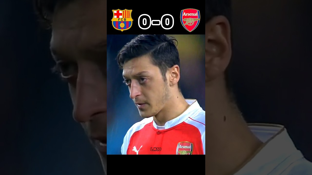 Barcelona vs Arsenal 🥶🔥| Champions League 2015 Semi Final#shorts #football #youtube