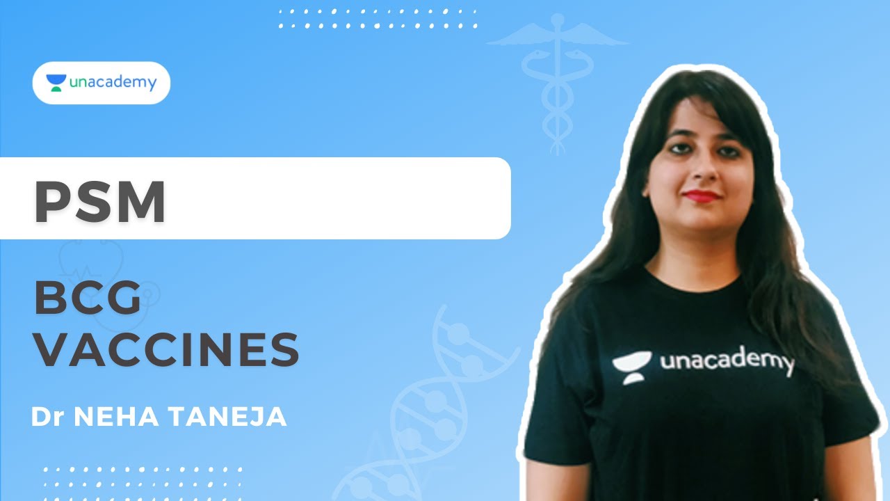 BCG Vaccine - PSM | FMGE Dec 2021 | Dr Neha Taneja