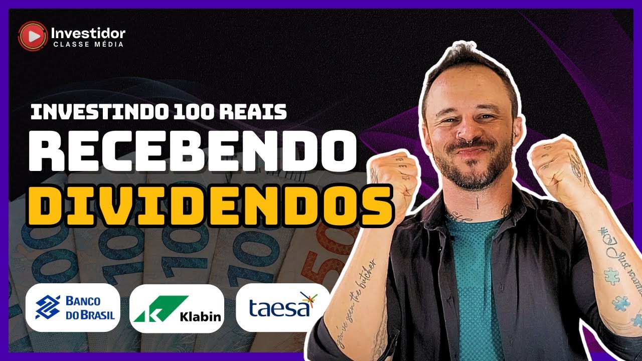 RECEBI MEUS PRIMEIROS DIVIDENDOS: Investindo em Banco do Brasil BBAS3, TAEE11, KLBN11, GOAU4, VGHF11