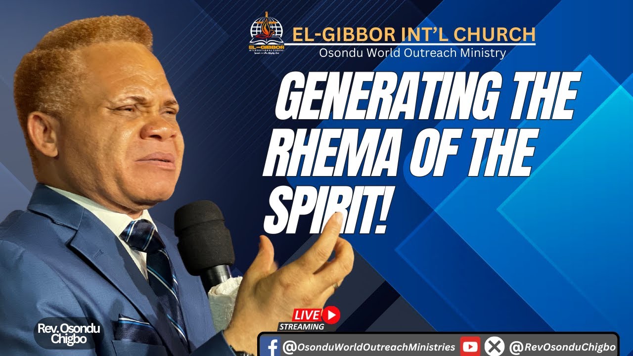 Titled  Generating the Rhema of the Spirit!  #HolySpirit #RhemaWord