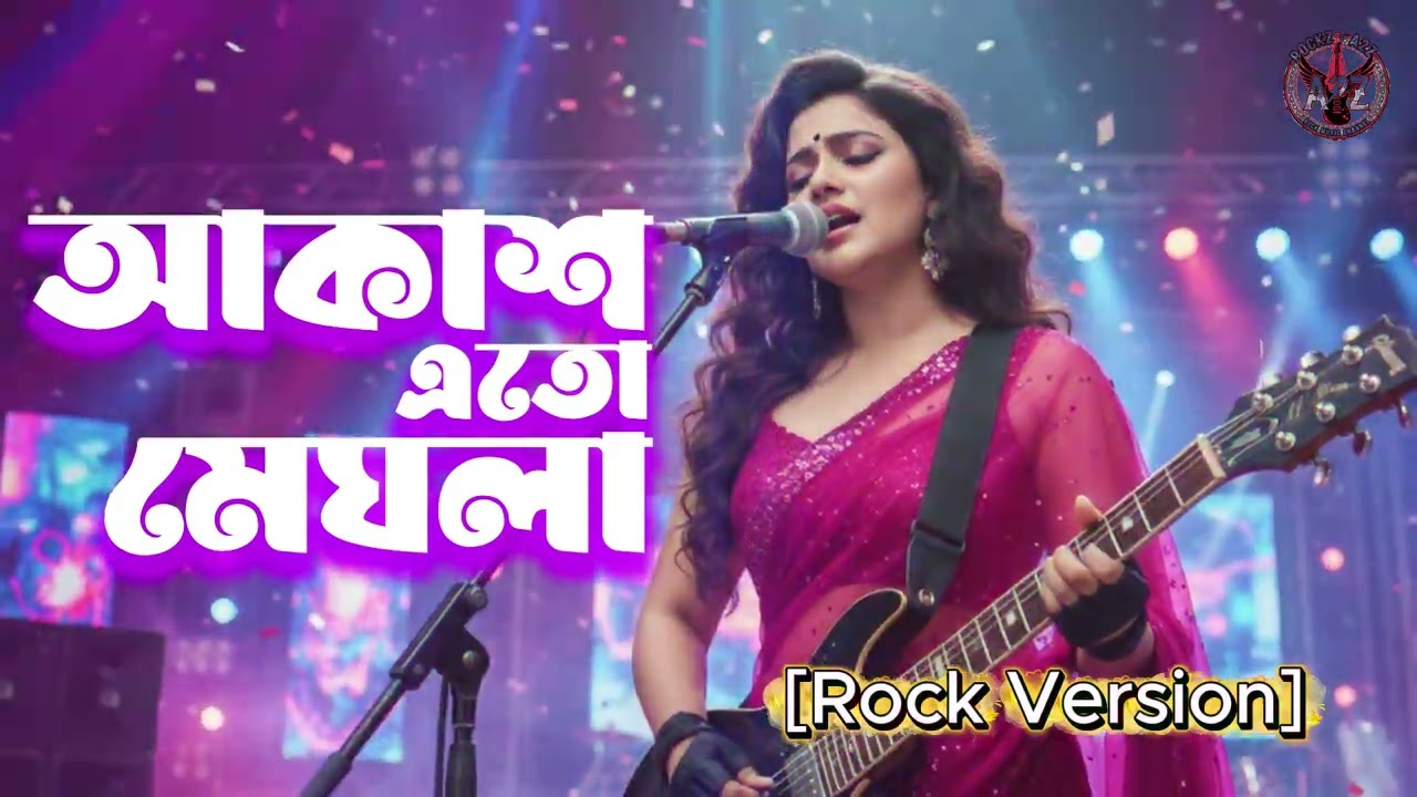 Akash Eto Meghla | Modern Rock Female Version | Bengali Rock Cover