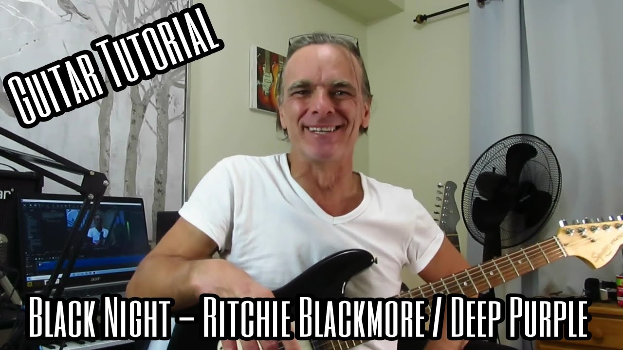 Как играть Black Night - Ричи Блэкмор / Deep Purple. Урок игры на гитаре.