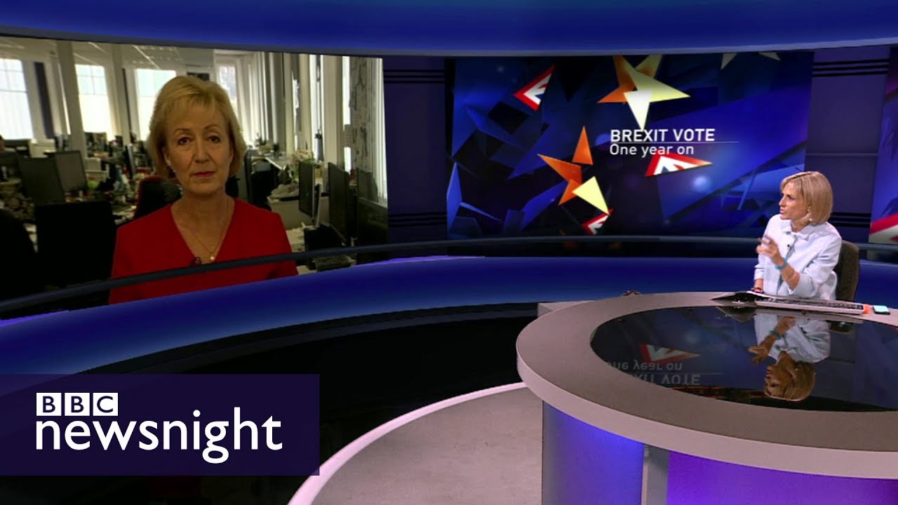 Andrea Leadsom: Broadcasters should be patriotic - BBC Newsnight