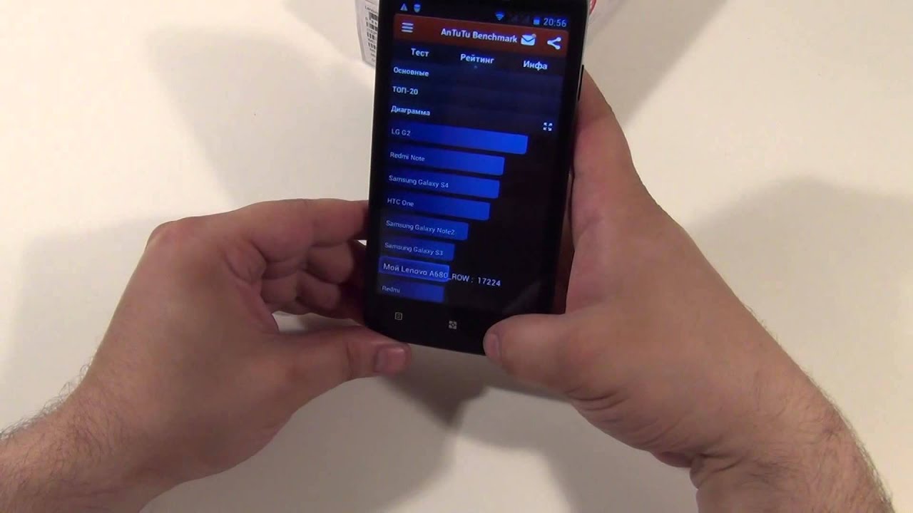 Lenovo A680 обзор
