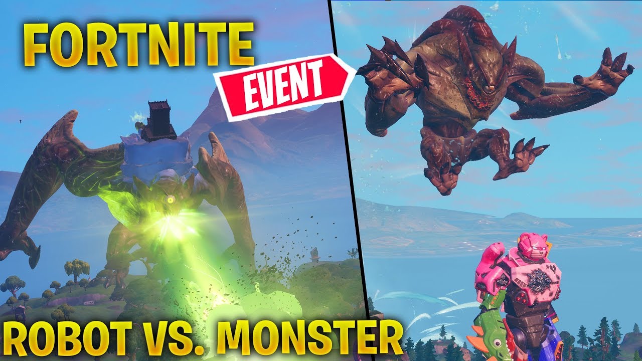 VISAR HELA ROBOT VS. MONSTER EVENTET I FORTNITE! *STÖRSTA EVENTET HITTILLS*