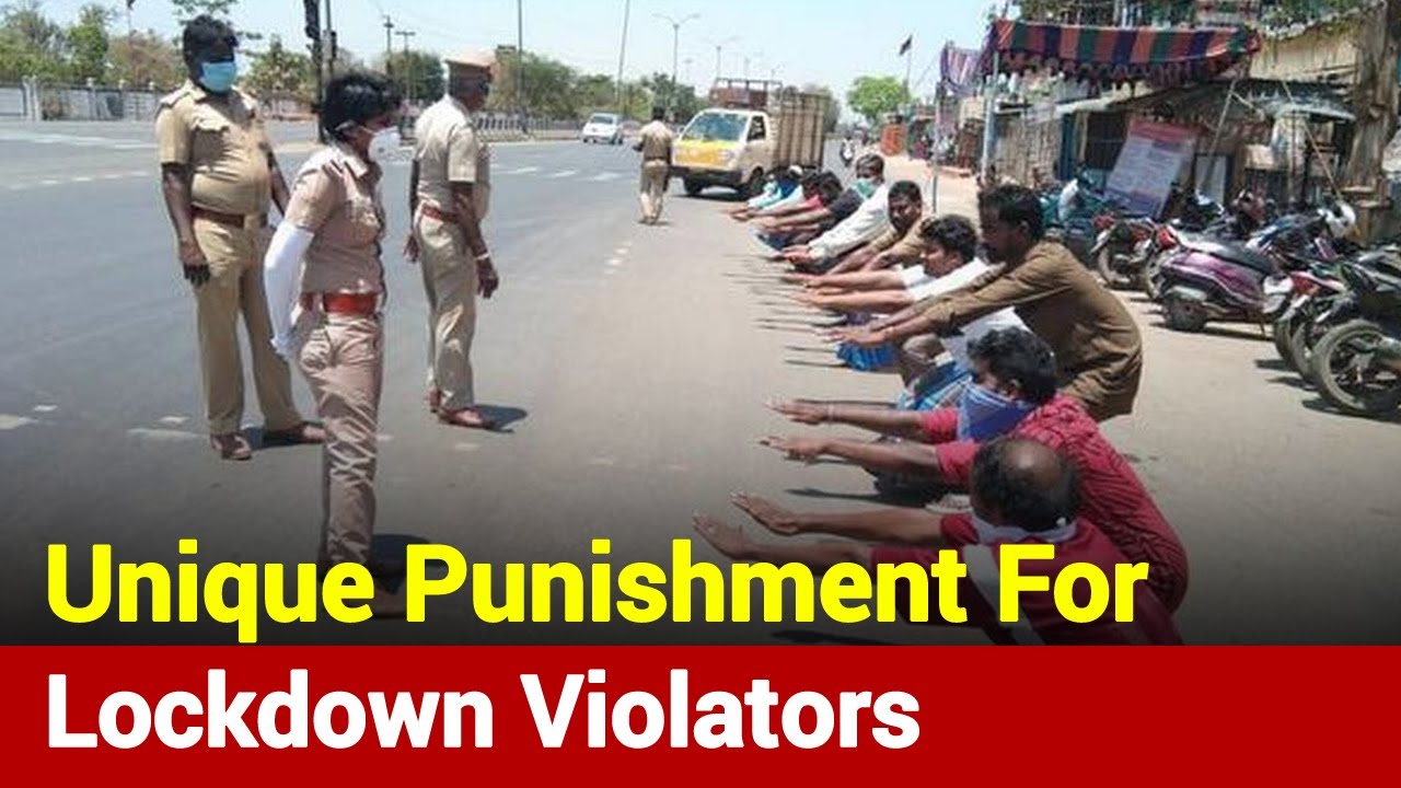 Chennai: Men Made To Do Sit-ups By Police For Violating Lockdown I News Nation