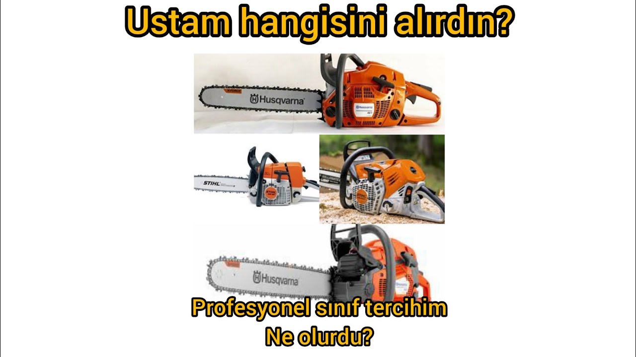 PART 4 ağır sınıf profesyonel MOTORLU testere TERCİHİM ? STIHL MS361 husqvarna 61 husqvarna 562xp