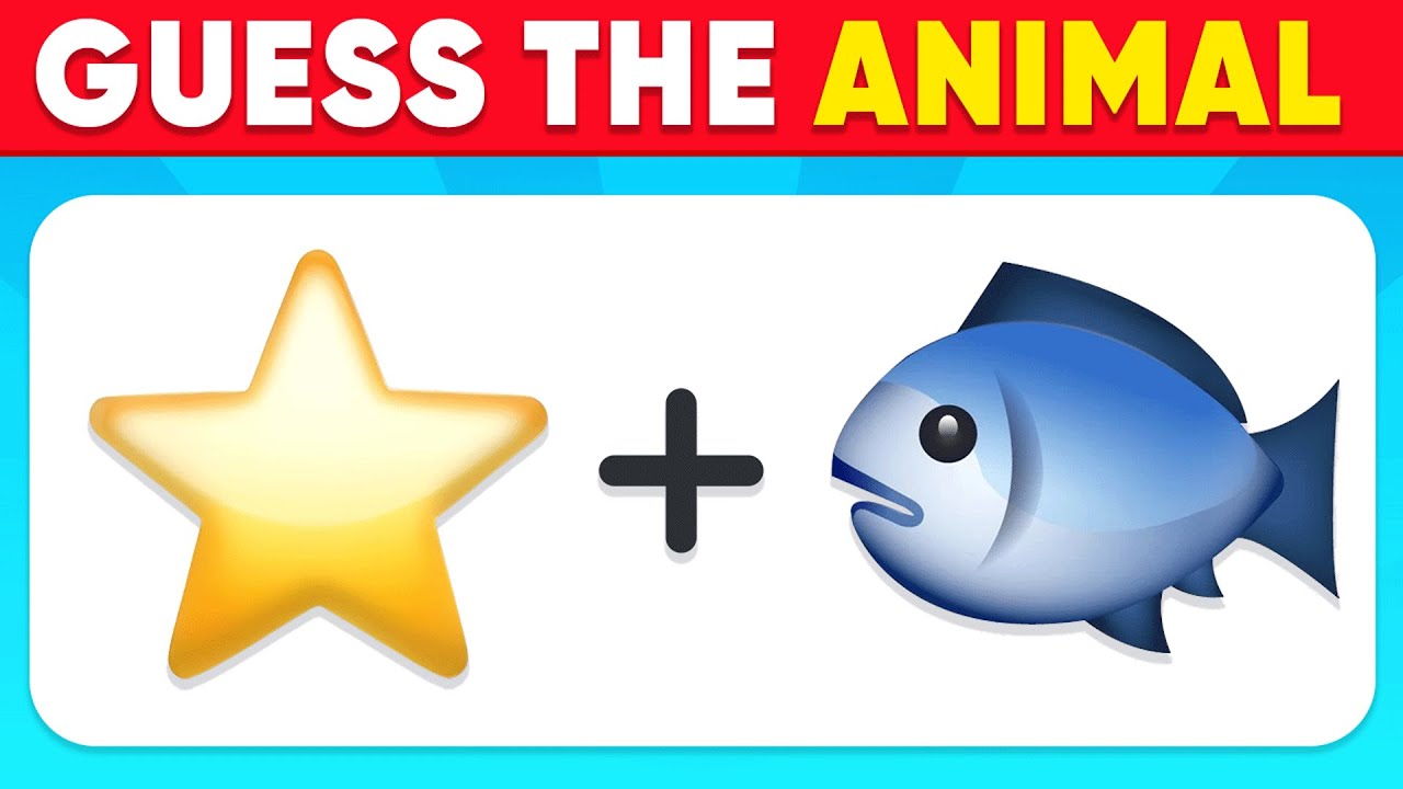 Guess The Animal By Emoji 🦀🐥 Emoji Quiz