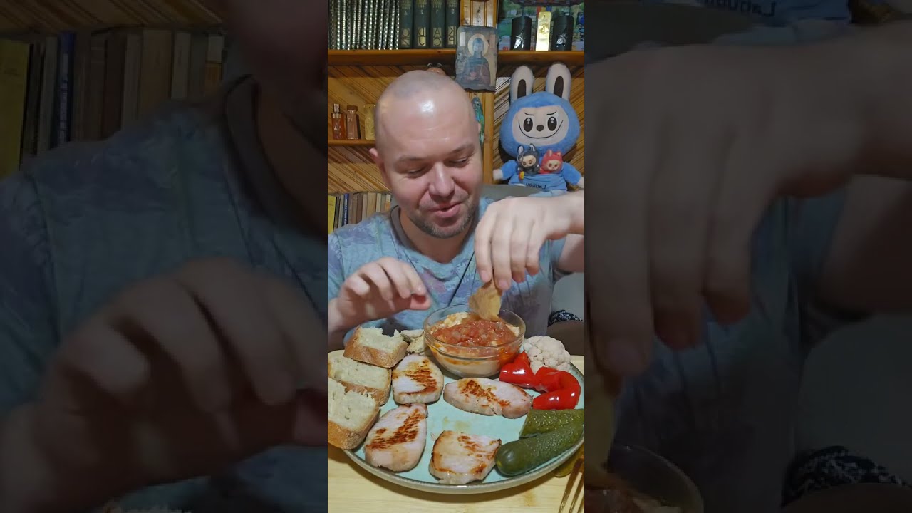 OTTOmananca FASOLE BATUTA CU MURATURI SI MUSCHI AFUMAT Mukbang Romania ASMR