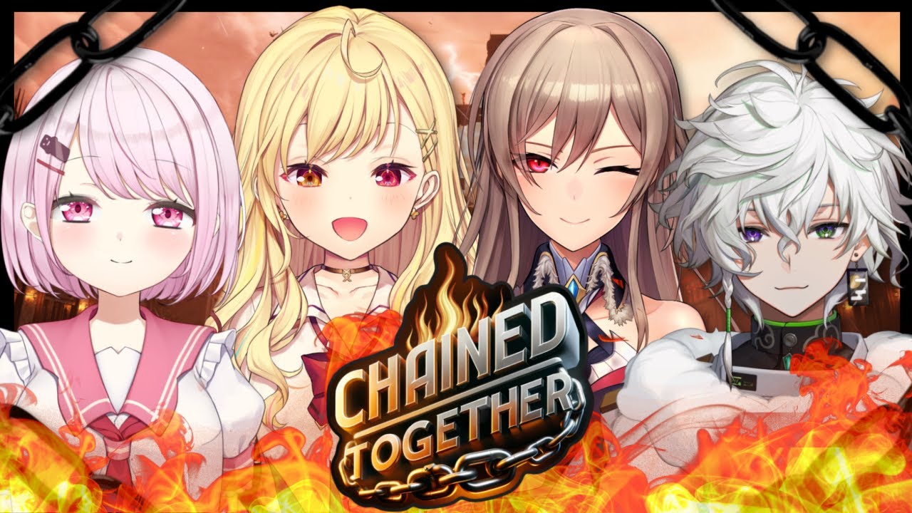 【Chained Together】only upガチ勢組で２時間チャレンジ！？ w/椎名先輩,フレン,カゲツくん【星川サラ/にじさんじ】
