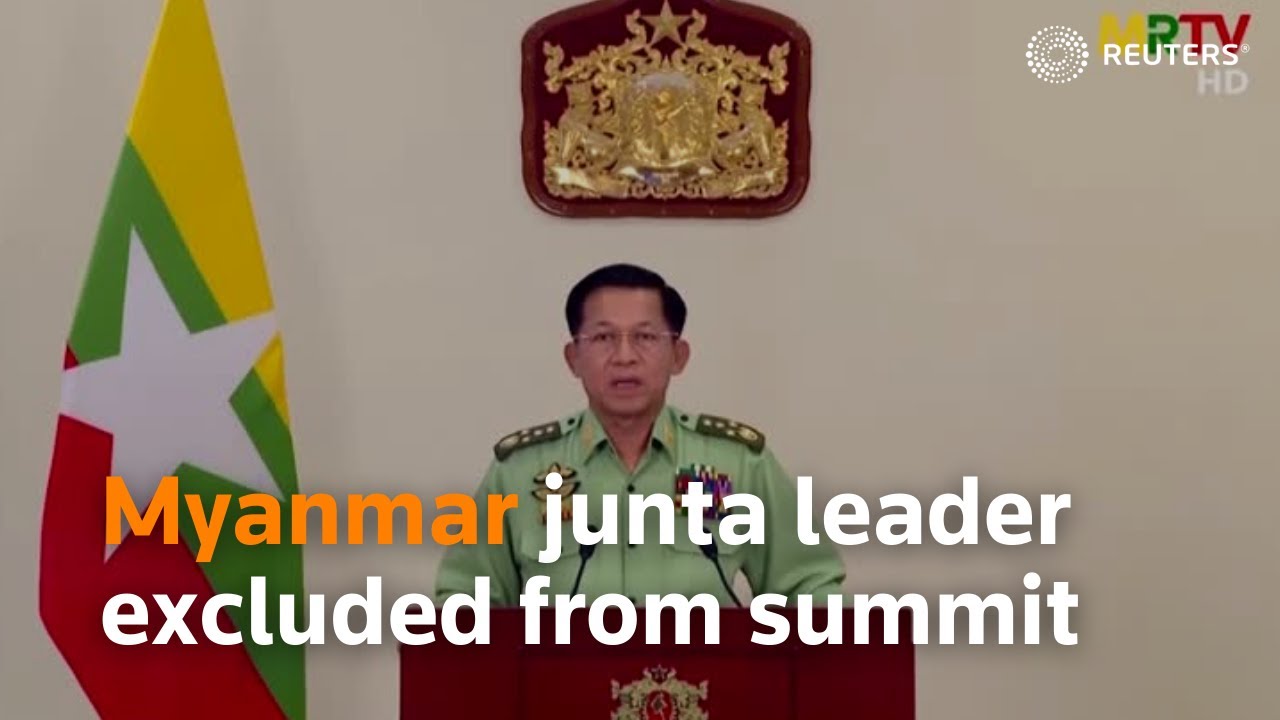 Myanmar junta leader excluded from summit