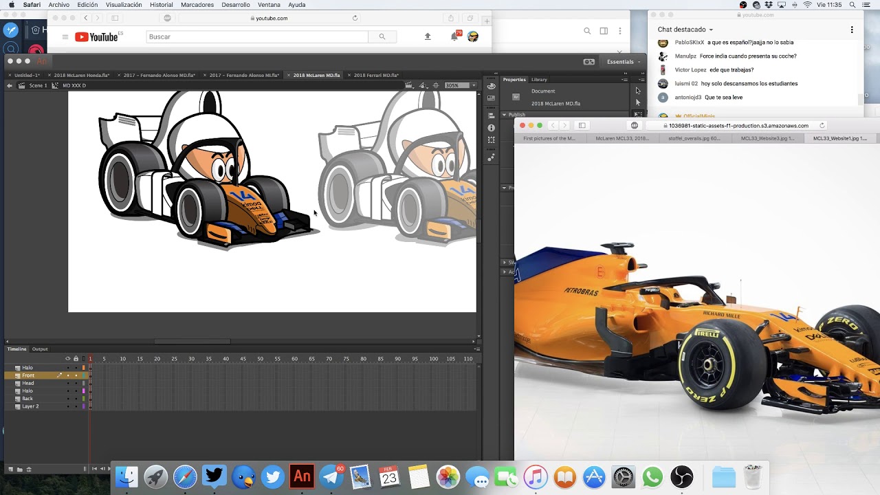 MiniDrivers - Working on the new F1 McLaren MCL33