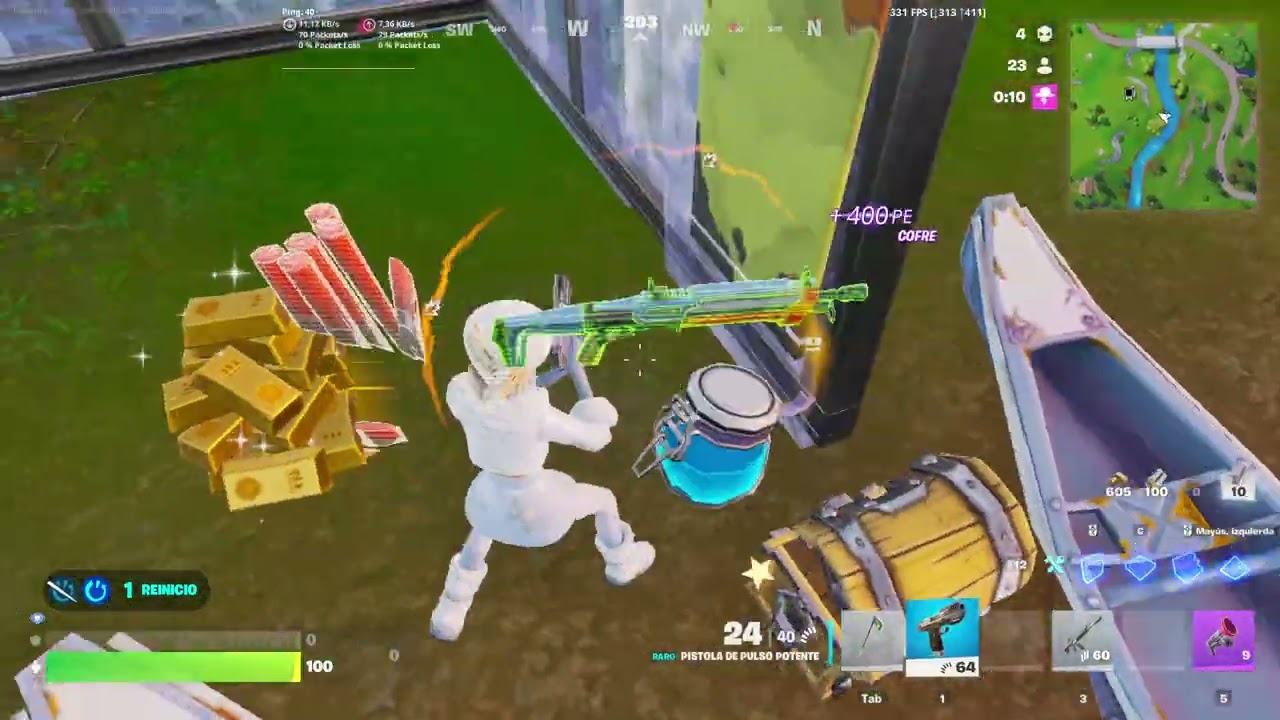 FORTNITE C7S1 ryzen 5 5500x3d + gtx 1650 reload unlimited fps