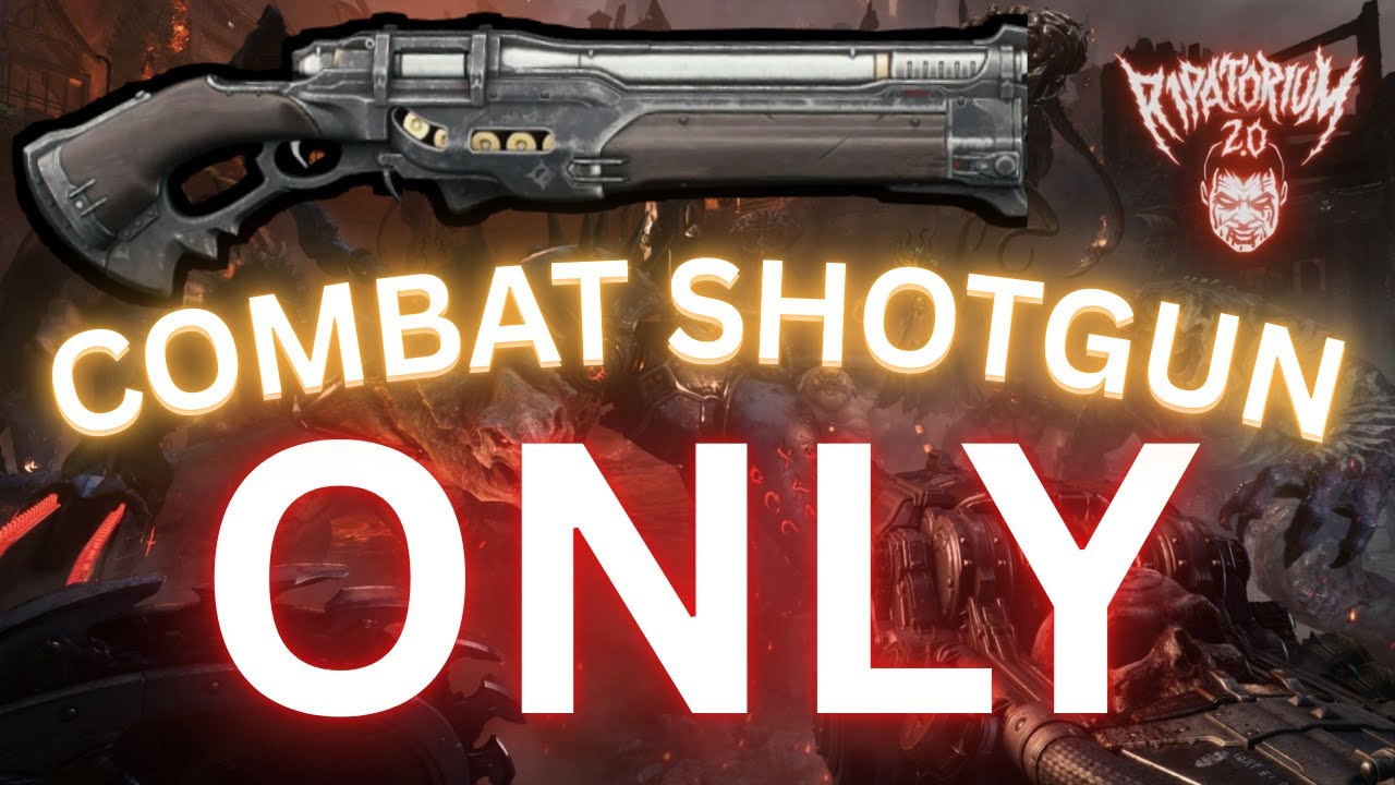 One Gun Challenge PART 1 - DOOM: The Dark Ages - SADISTIC Ripatorium 2.0