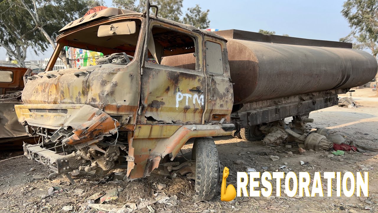 Mechanics Built A Powerful Truck From An Old Water Tanker That Had Been Standing For Years.