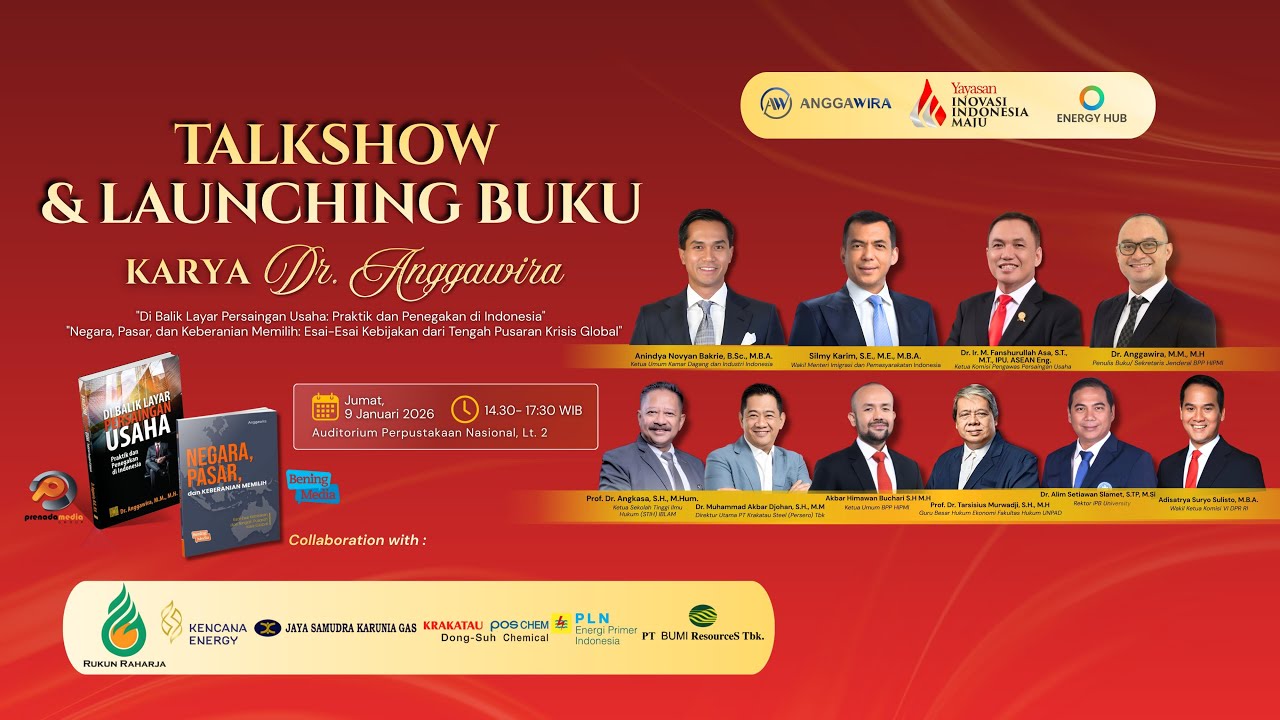 Talkshow & Launcing Buku Karya Dr. Anggawira