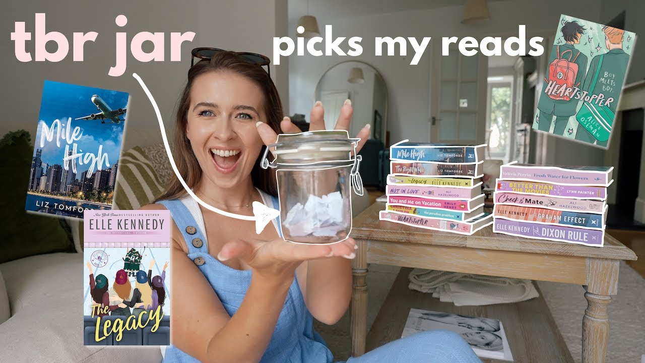 TBR JAR PICKS MY READS 📖 summer reading vlog! 🌸🍒