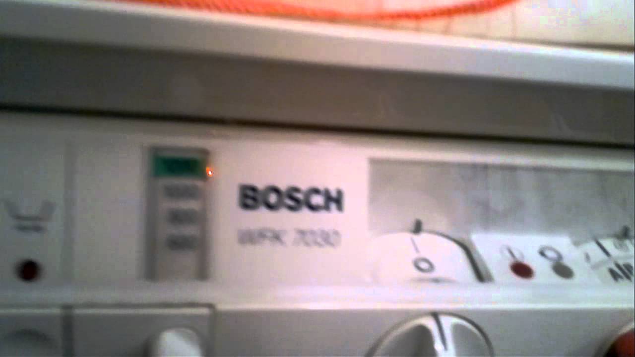 Bosch WFK 7030 - Test Spin