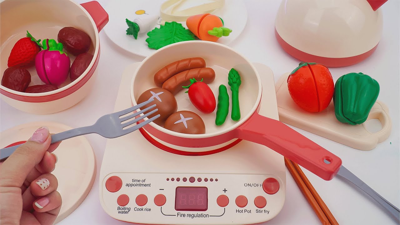 [🐰toy asmr🐰] Cooking with Toys! Steam Kitchen Playset ASMR Satisfying with Unboxing Review Toys