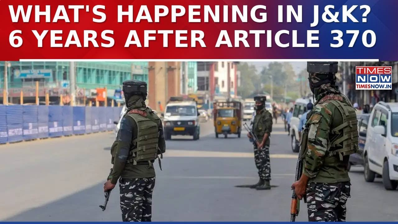 Jammu Kashmir: Security Beefed Up As BJP Plans Tiranga Rally On Article 370 Abrogation Anniversary