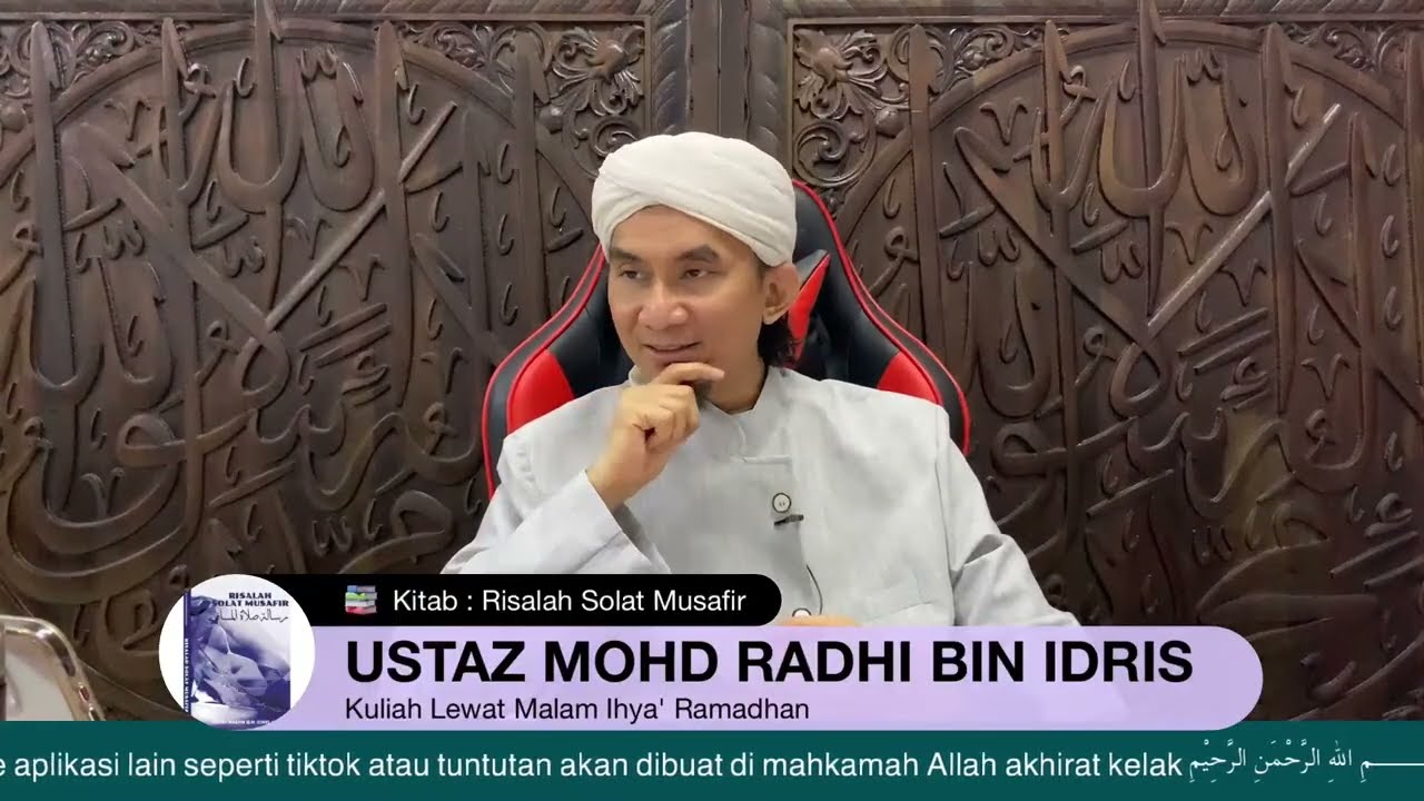 Kitab : Risalah Solat Musafir