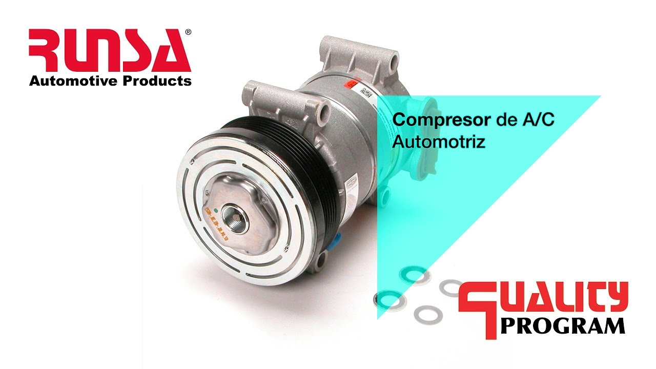 Compresor de aire acondicionado automotriz