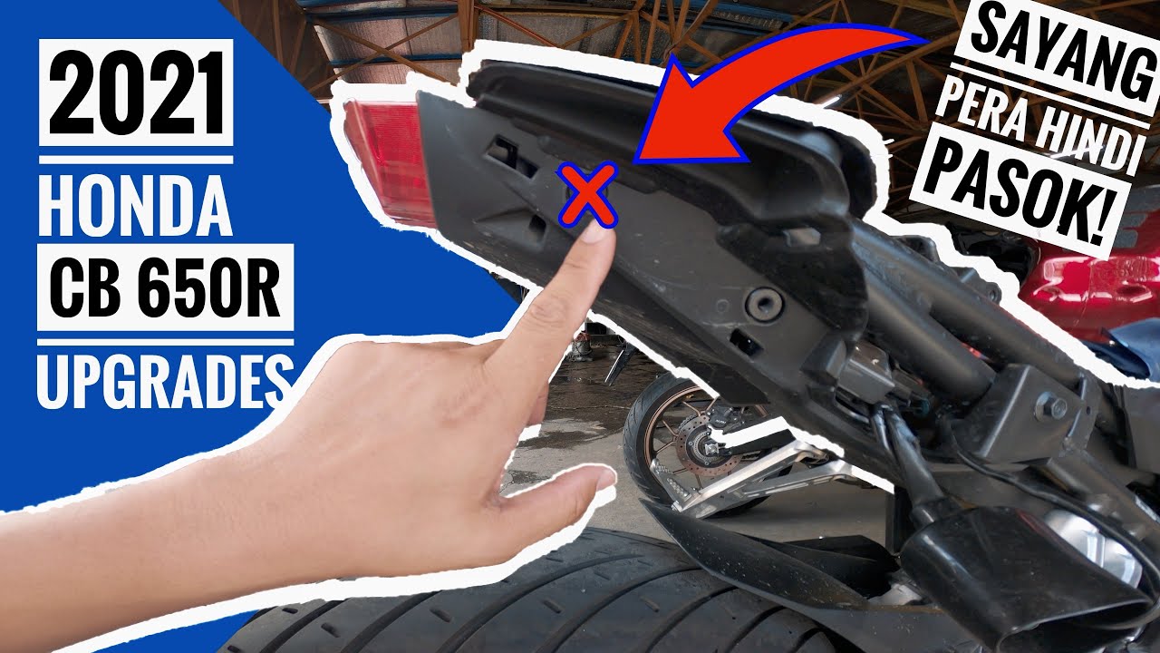 honda cb650r 2021 | TAIL TIDY | CINEMATIC VLOG