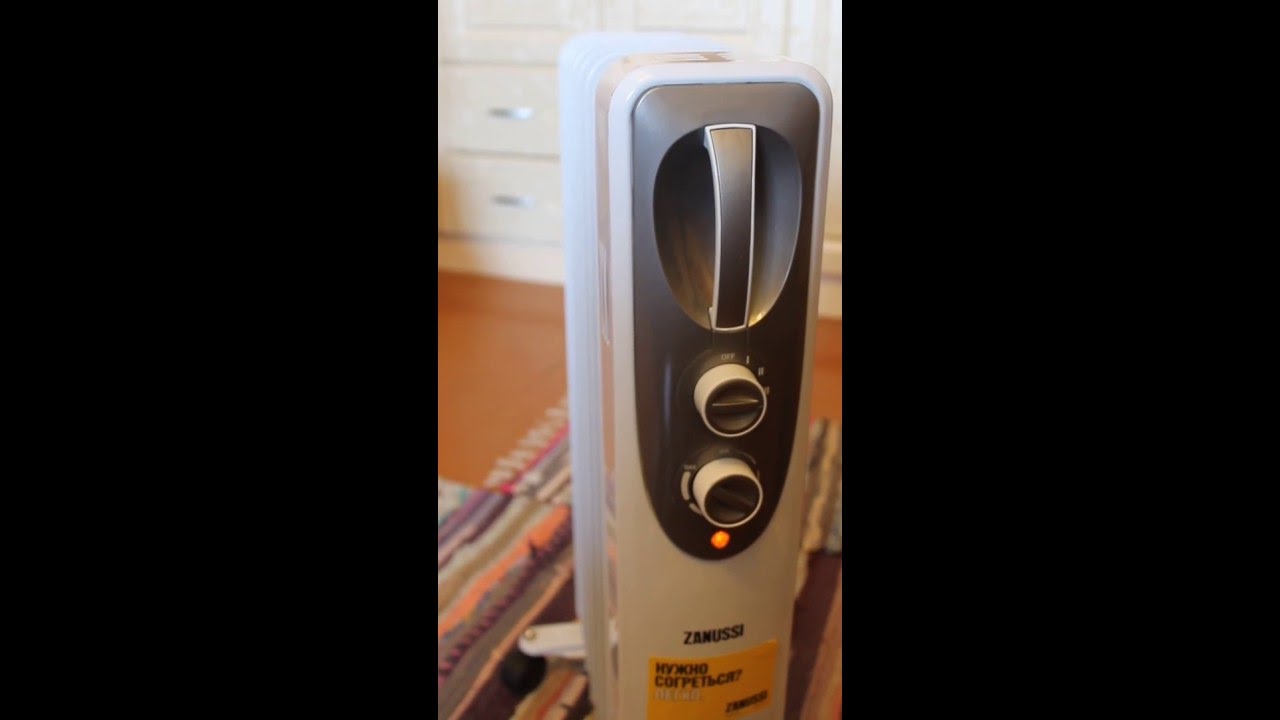 Масляный обогреватель ZANUSSI ZOHES-07W потрескивает