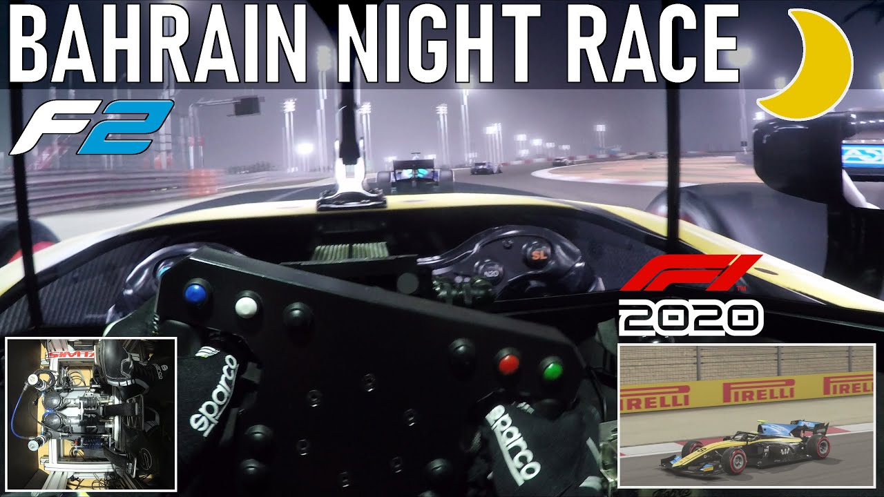 [F1 2020] Bahrain Night Race @ Formula 2 [Triple Screen Onboard]