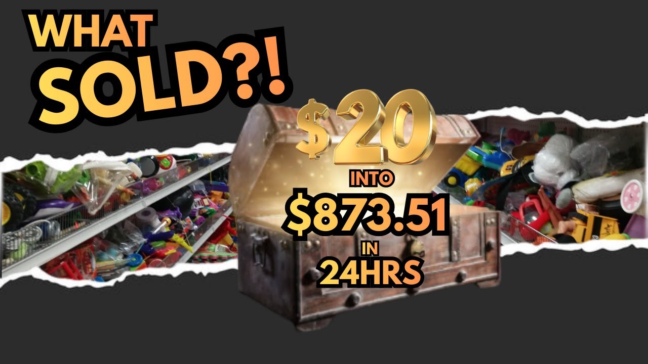🧸 You Made what?!! Thrifting for Profit! What Sold — Turning $20 into $873 in 24hrs💰🔥