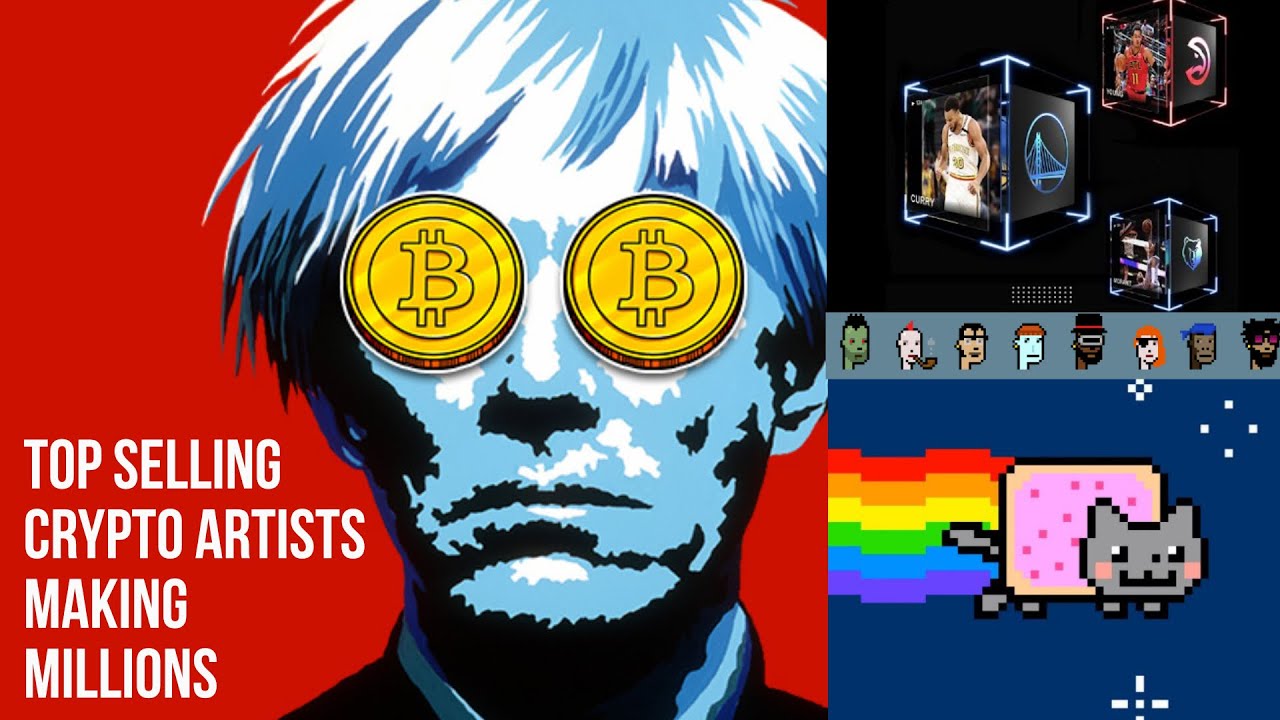 Top selling Crypto Artists are making millions with NFTs on the blockchain!