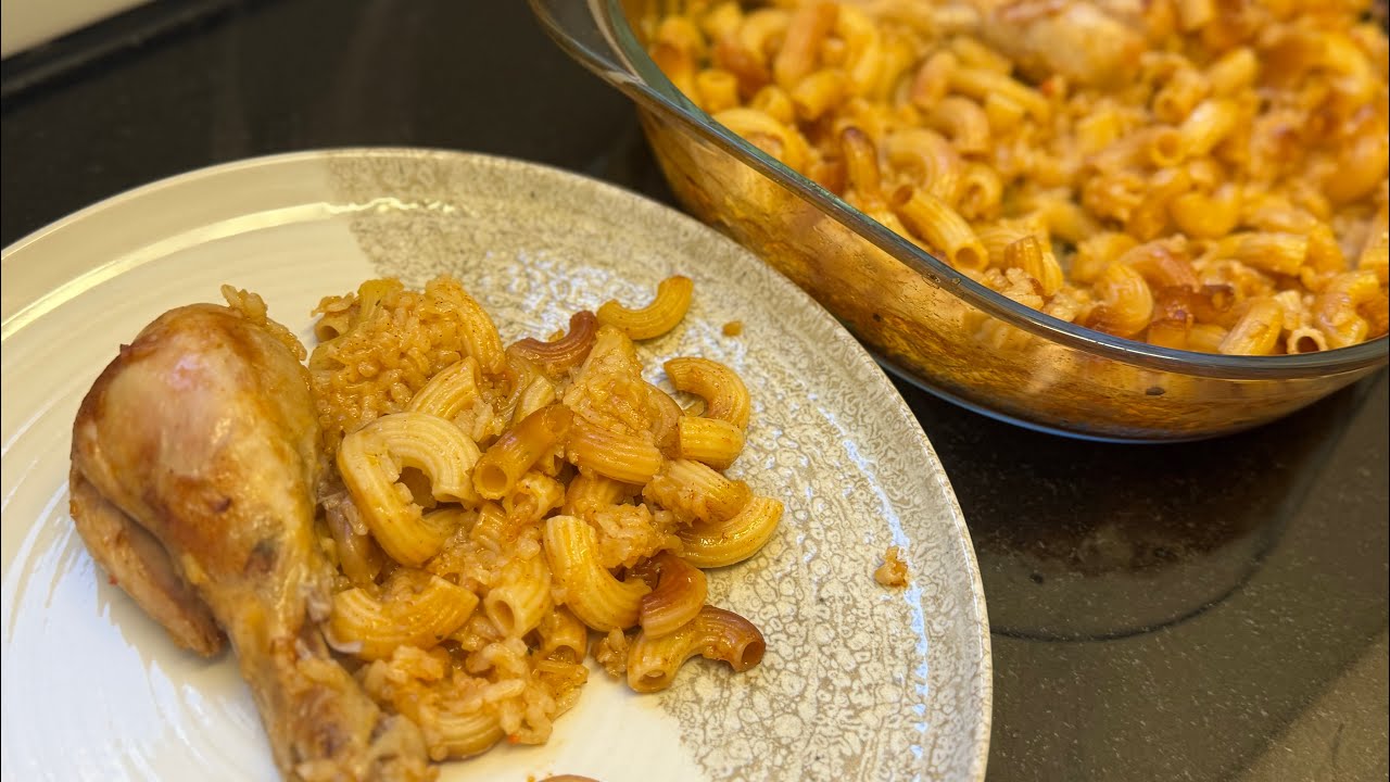 Oriz i perzier me makarona ne tave | ide per iftar |ramadan recipes