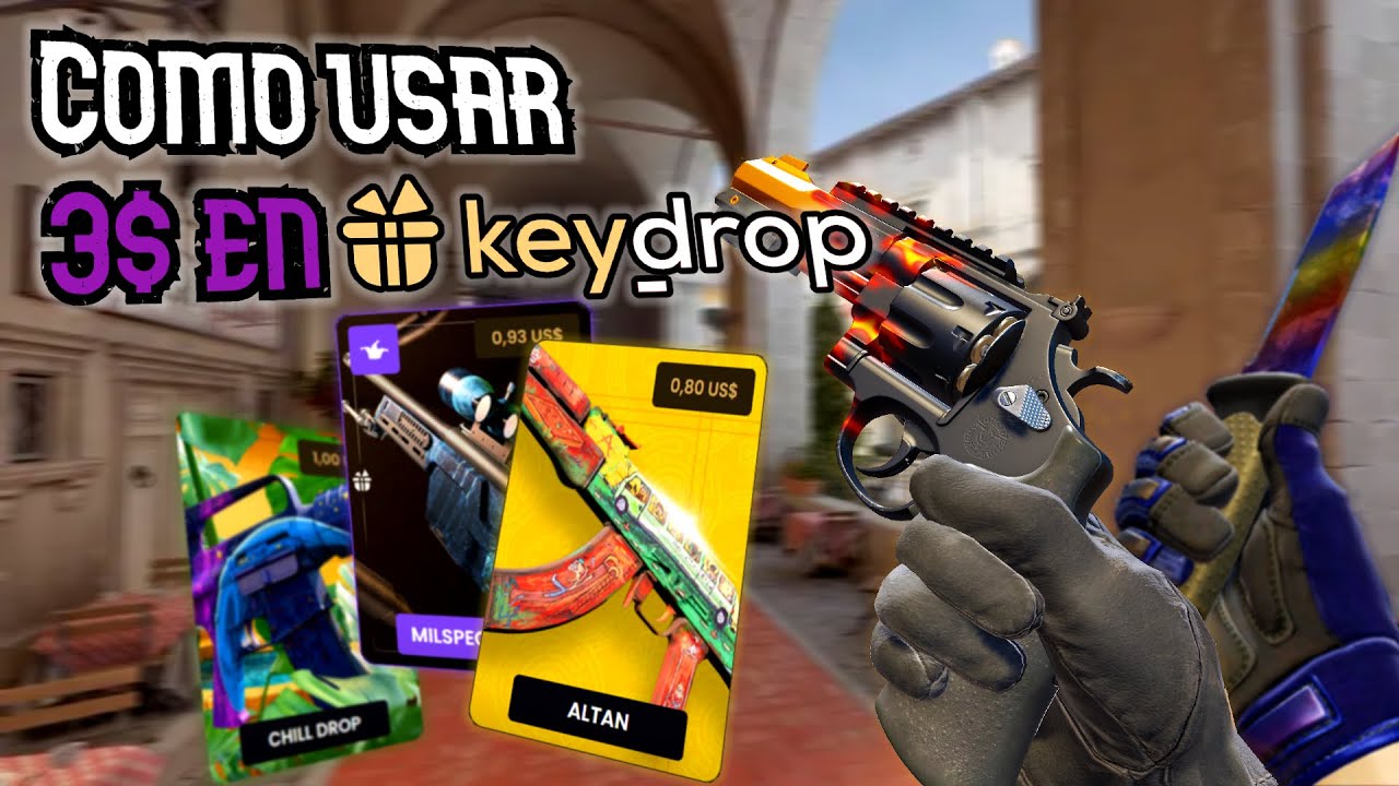 Como USAR 3 dólares en KEYDROP