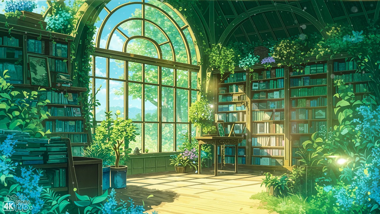Green Spring Morning 🍃 Chill Morning Lofi To Start Your New Day For Reading Book 🍃 Lofi Spring Vibes