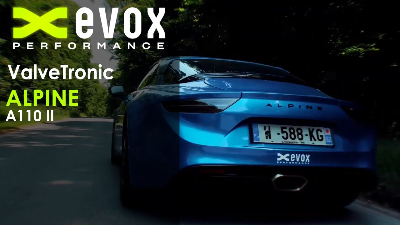 EVOX /// ValveTronic Mufflers Alpine A110 II