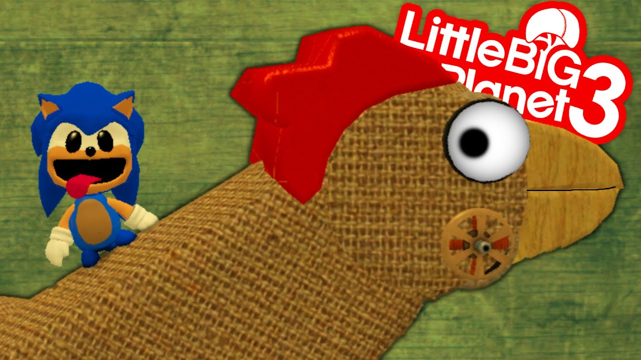 Sonic Becomes a Giant Robot Chicken - LittleBigPlanet 3 PC Gameplay | EpicLBPTime