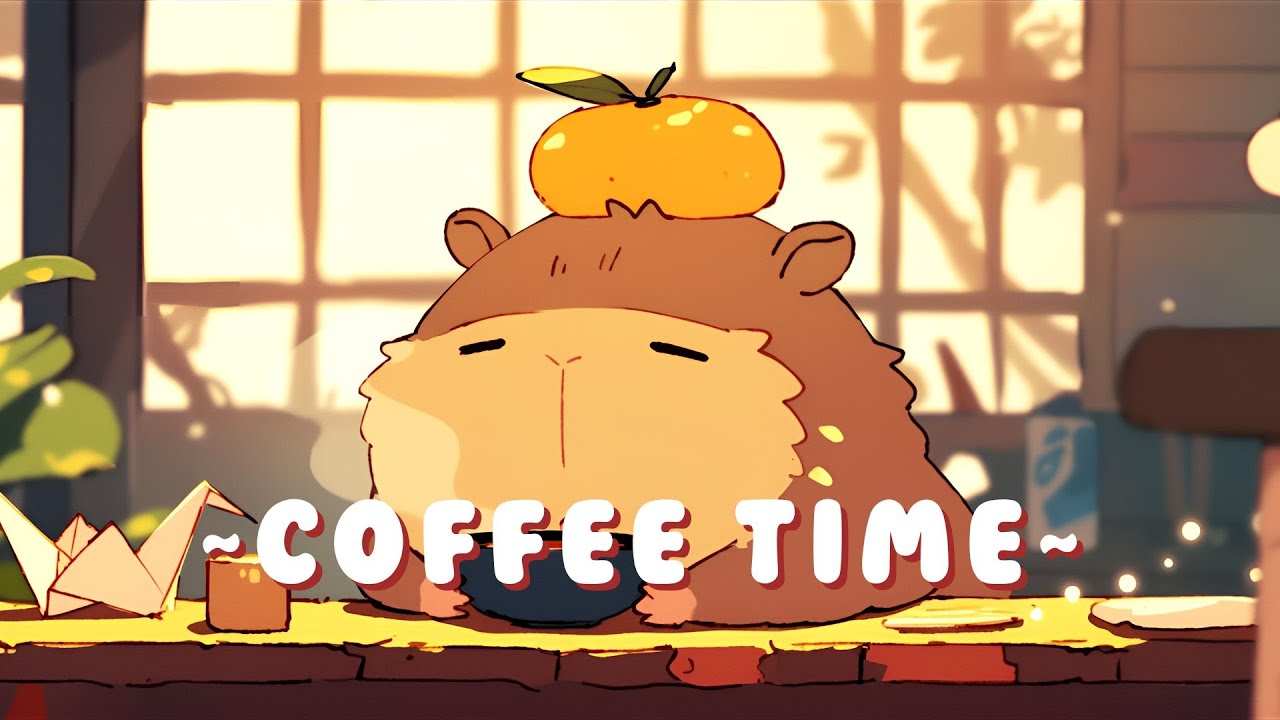 Capybara Chill Station - Peaceful Beats for Studying & Relaxing ~ Tranquil Mood ~ 🦫 ✨ 🌙 | Sleep Aid