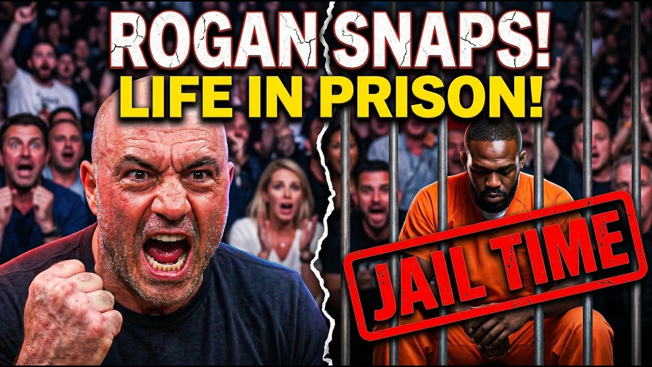 HE SHOULD ROT! — Joe Rogan SNAPS as Jon Jones is Jailed for Life!