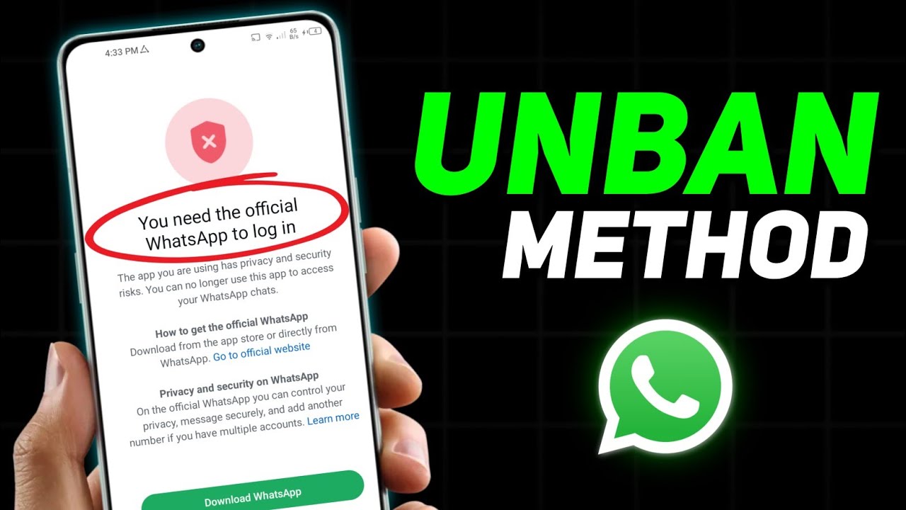 You need the official Whatsapp to log in Problem New 2025 || How to Fix Whatsapp Login Problem 2025