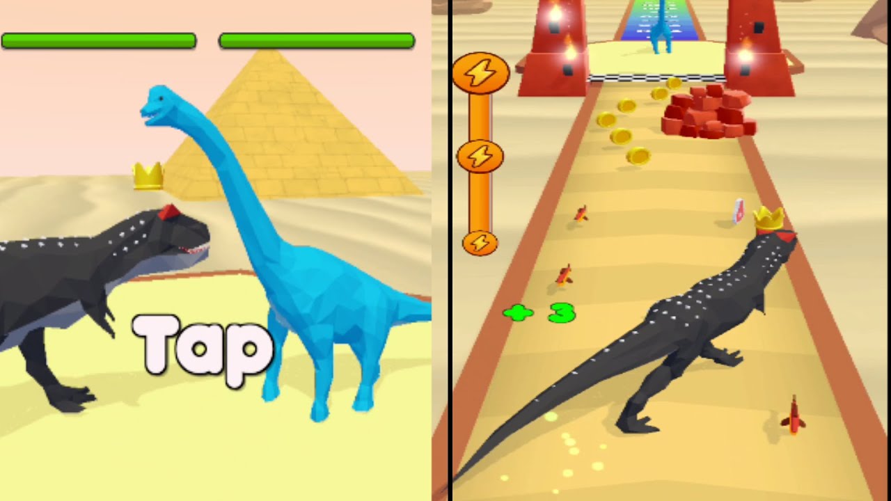 DinoRush max updated all level gameplay