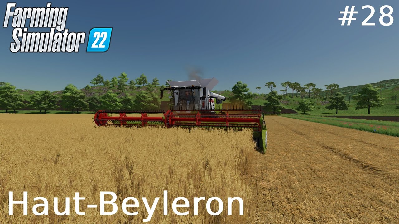 Búza aratás! | Haut-Beyleron #28 | FS22 Timelapse