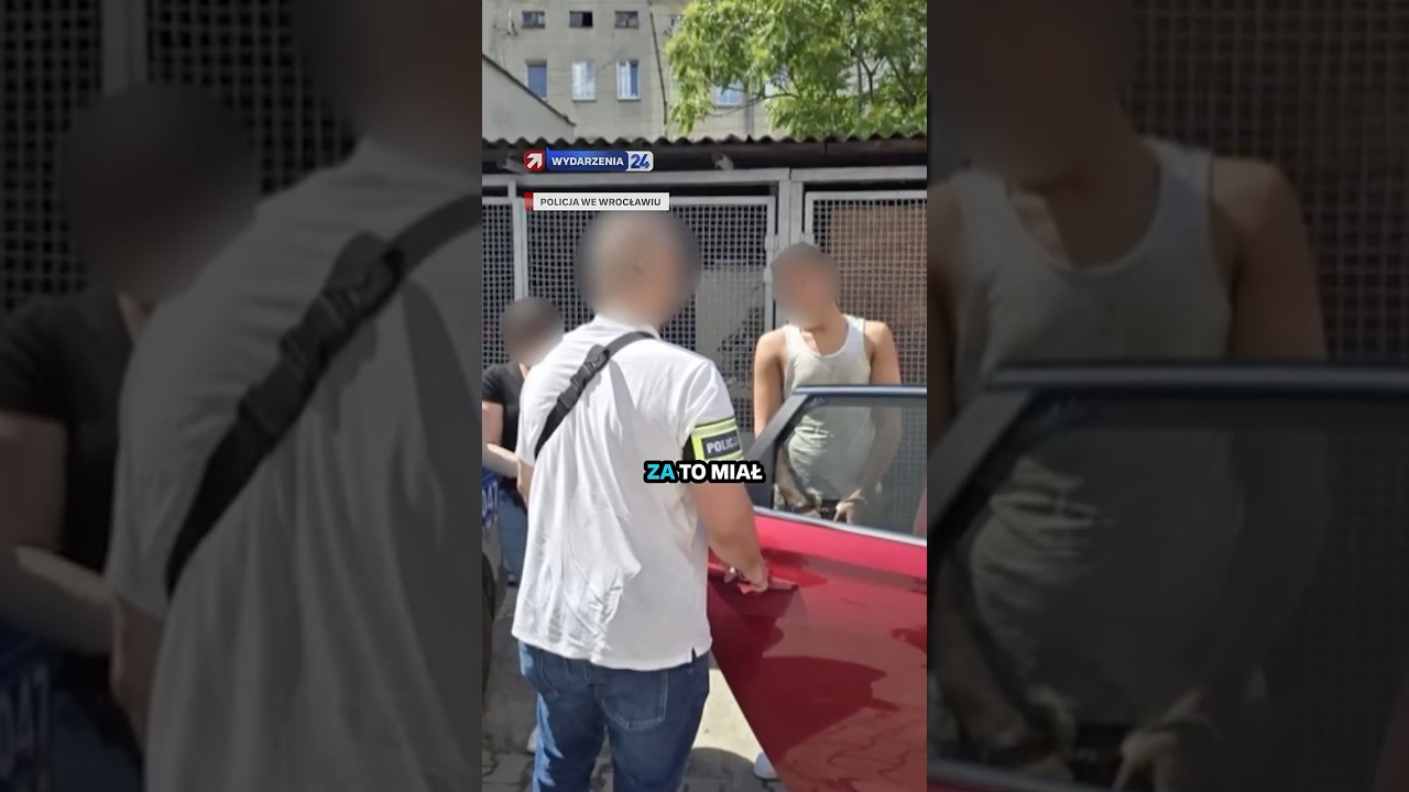 Pościg jak z filmu. Mercedes, narkotyki i skok do rzeki