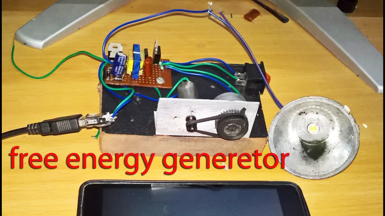 Self Running Dc Motor Generator(Mobile charger)