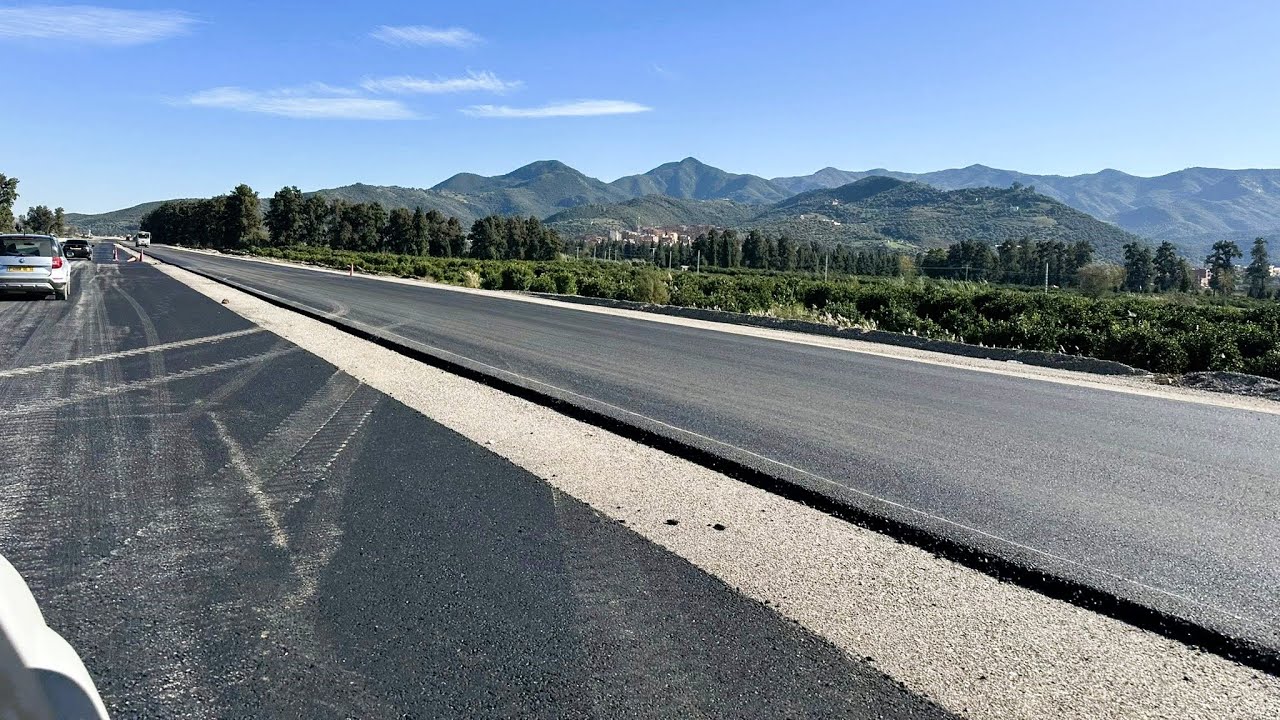 شاهدو قرب إنتهاء أشغال الطريق السيار بين ميناء بجاية و انفاق سيدي عيش LAST BEJAIA HIGHWAY WORKS
