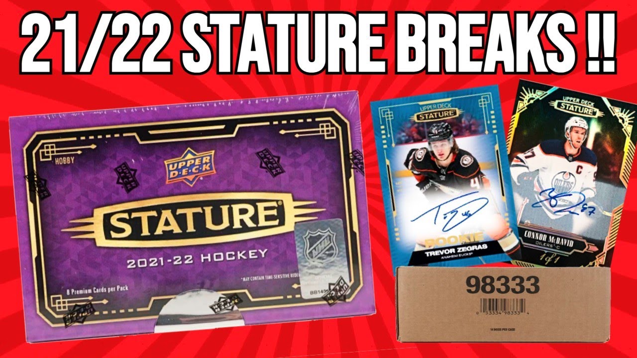15 CASES !! 2021-22 Upper Deck Stature Hockey Case Breaks!🔥